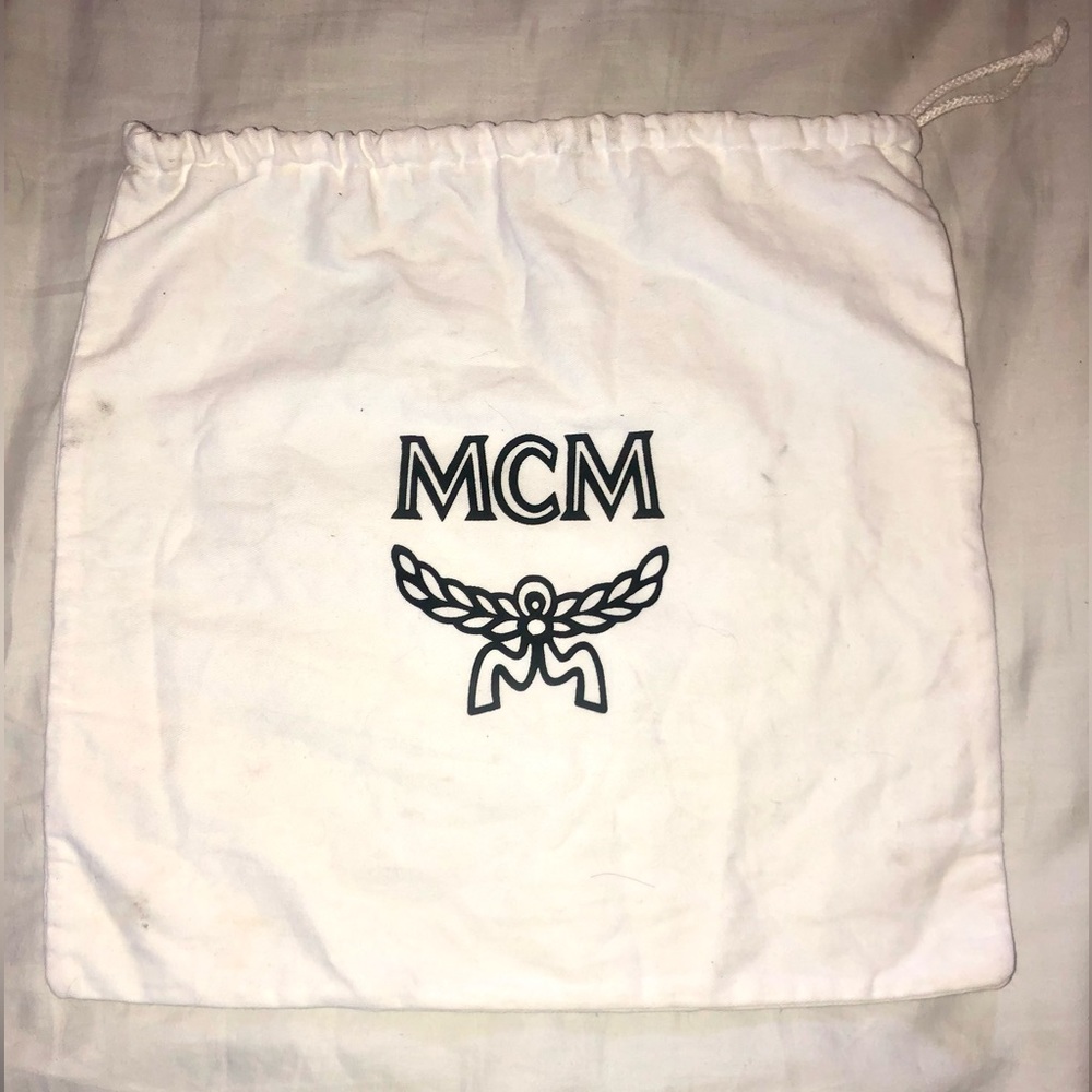 Auth MCM Travel Cloth Storage Sleeper Protective Dustbag Dust Bags for Small Bag